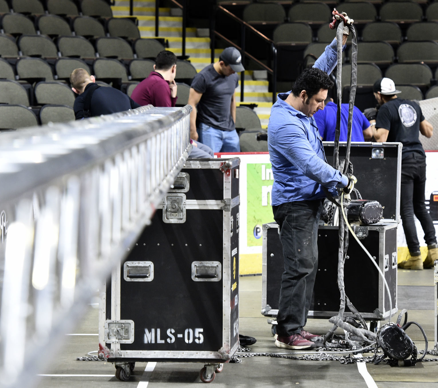 2019 Shrine Circus preparation